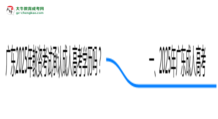 廣東2025年教資考試承認成人高考學(xué)歷嗎?思維導(dǎo)圖