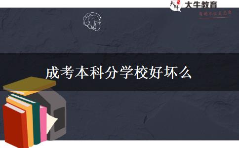 成考本科分學(xué)校好壞么 成考本科分學(xué)校好壞么