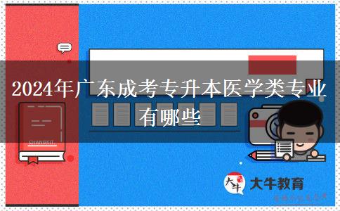 2024年廣東成考專升本醫(yī)學(xué)類專業(yè)有哪些 2024年廣東成考專升本醫(yī)學(xué)類專業(yè)有哪些