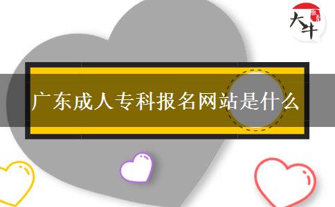 廣東成人?？茍竺W(wǎng)站是什么