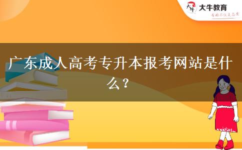 廣東成人高考專升本報(bào)考網(wǎng)站是什么？